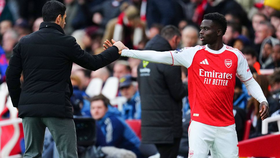 Сака: Наистина вярвам, че можем да спечелим титлата, но не е важно къде си сега, а къде си през април Сака: Наистина вярвам, че можем да спечелим титлата, но не е важно къде си сега, а къде си през април