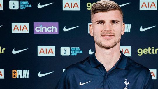 Oфициално: Тимо Вернер е играч на Тотнъм