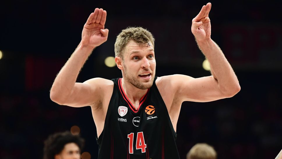 Вторият в класирането на Евролигата застава на пътя на Везенков и Олимпиакос