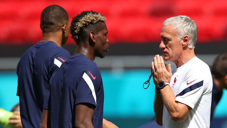 Дешан с обръщение след новината за Пол Погба