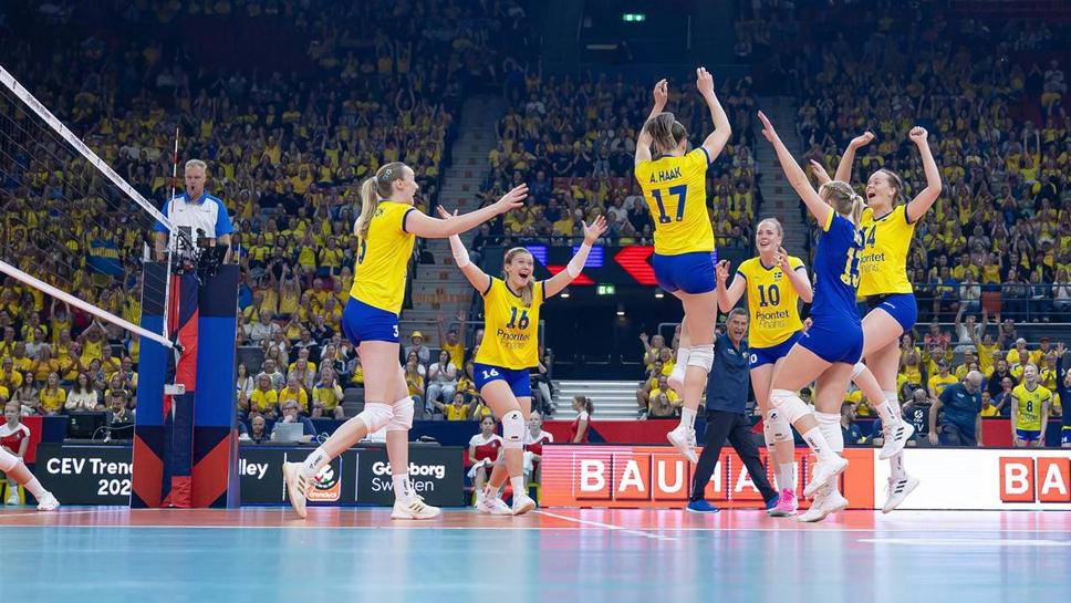 Швеция с ударен старт на ЕвроВолей 2026