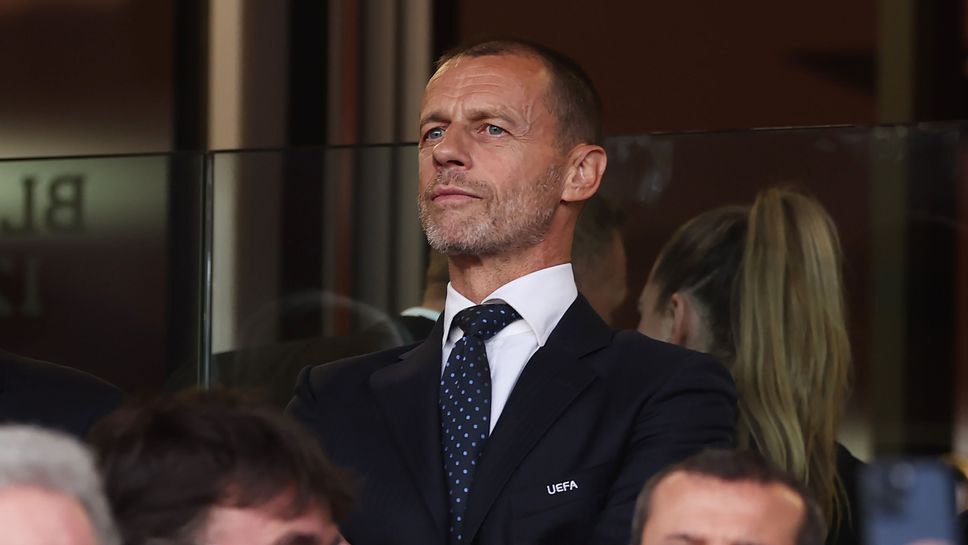 Александър Чеферин се срещна с футболистите на Словения