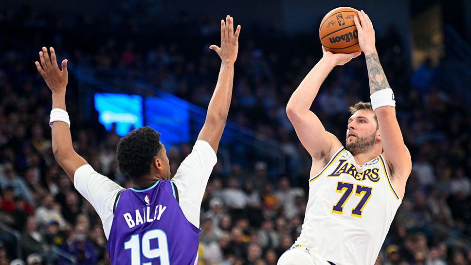 Голяма победа за Лейкърс в Солт Лейк Сити със "супер" Дончич