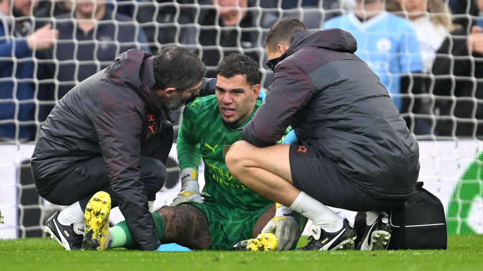 Едерсон под въпрос за дербито с Арсенал