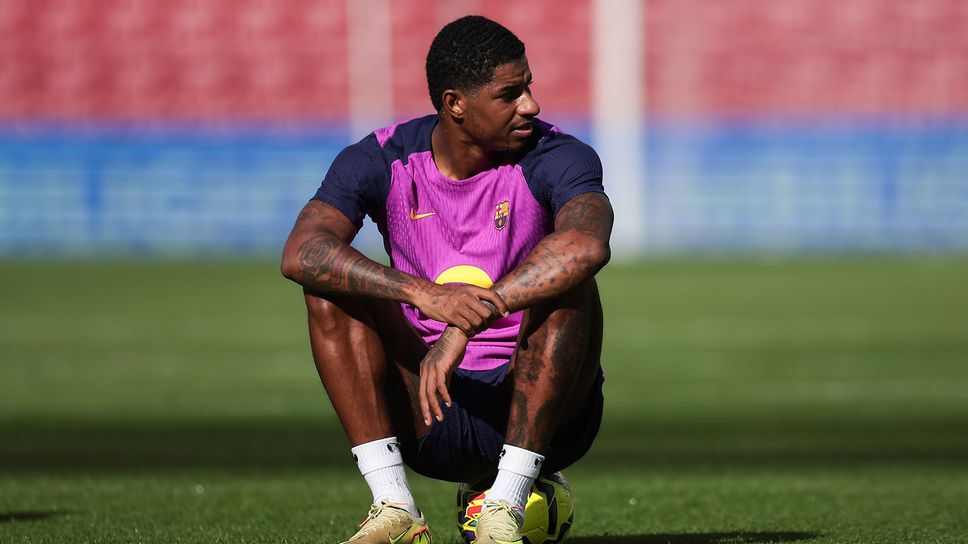 Рашфорд пропусна последната тренировка на Барселона