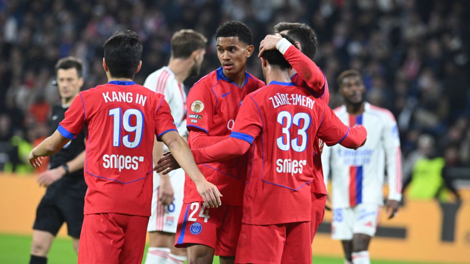 ПСЖ попари Лион в добавеното време и отново превзе върха