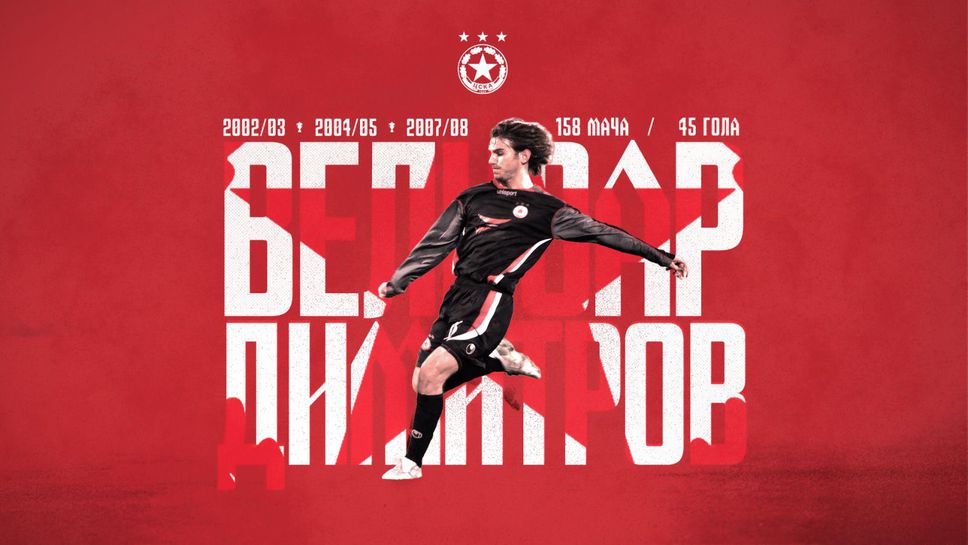 ЦСКА поздрави Велизар Димитров