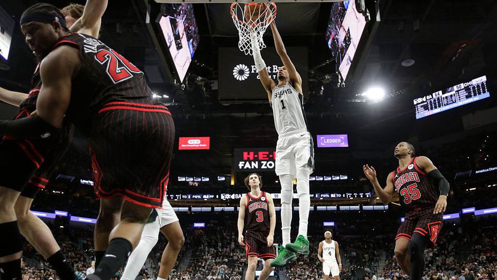 Виктор Уембаняма записа най-бързия "дабъл-дабъл" в историята на НБА