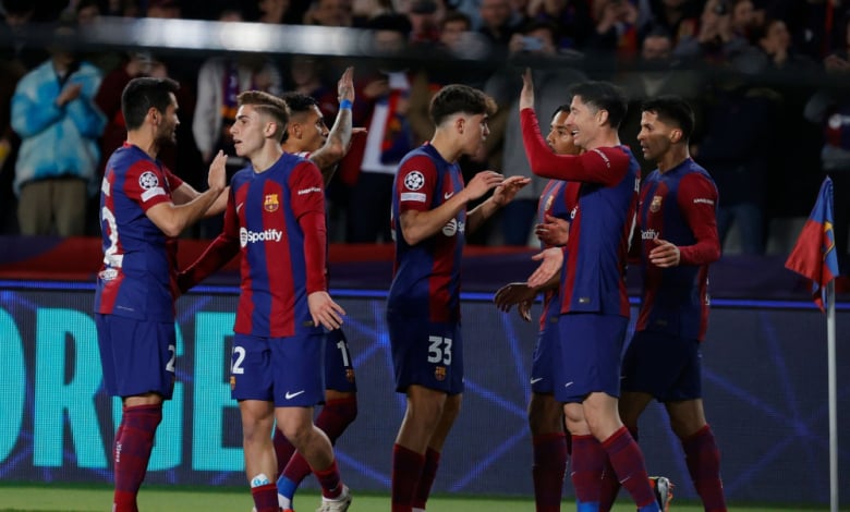 Избухване за две минути реши Барса - Наполи ВИДЕО