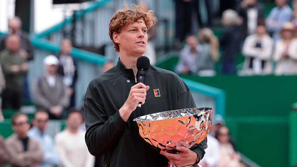 Яник Синер благодари на феновете за подкрепата в Монте Карло