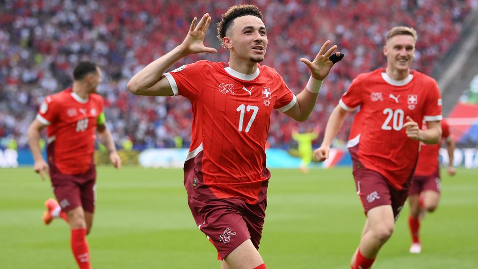 Единственият нов титуляр за Швейцария взе наградата за Играч на мача срещу Италия