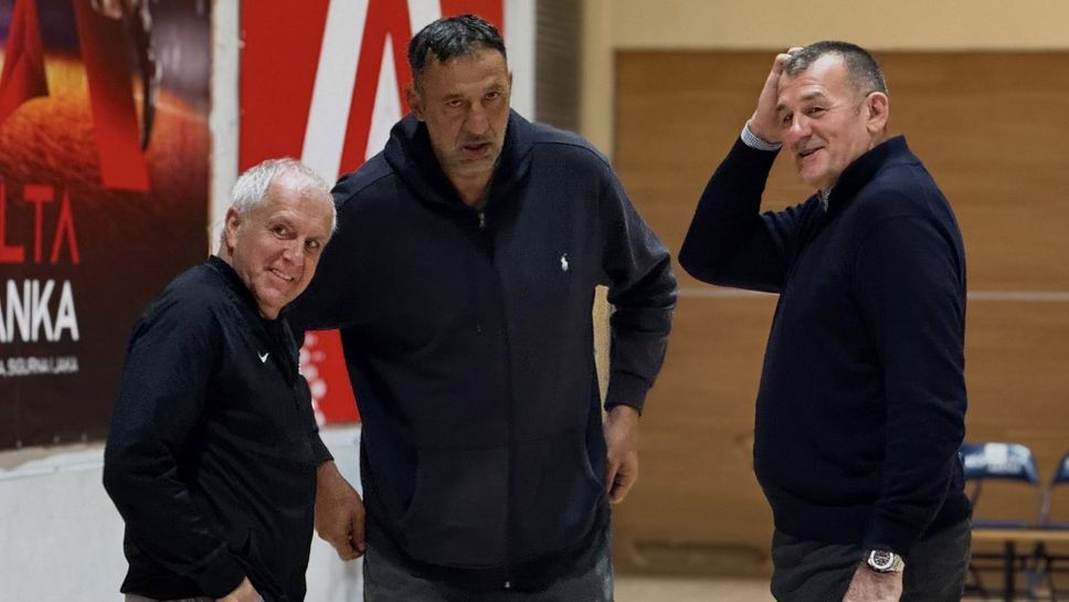 VIP гост на тренировката на Партизан преди мача с Фенербахче