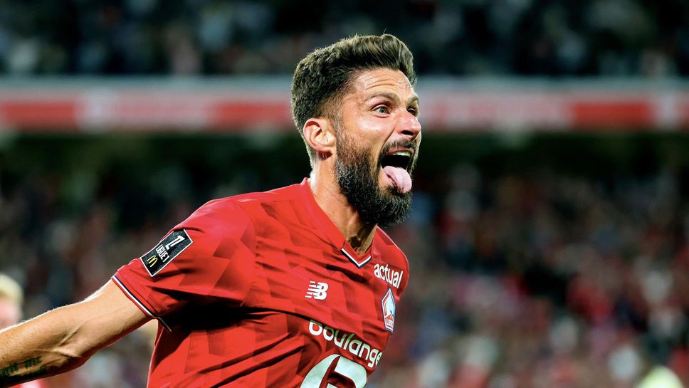 Жиру напомни за себе си с гол за историята