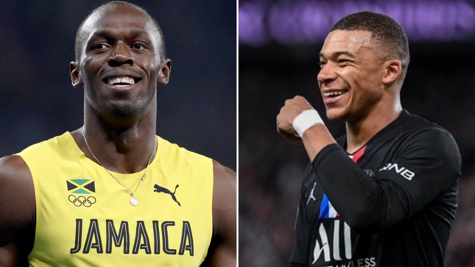 Болт се присмя на сравненията с Мбапе: Момичетата бягат по-бързо от него