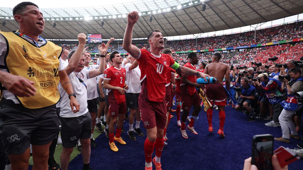 Еуфория за швейцарските фенове в Берлин след успеха над Италия