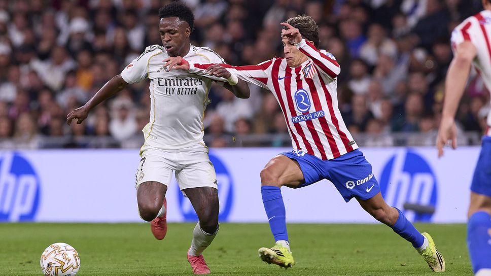 Винисиус не е пропуснал да се заяде и със сина на Симеоне по време на мадридското дерби