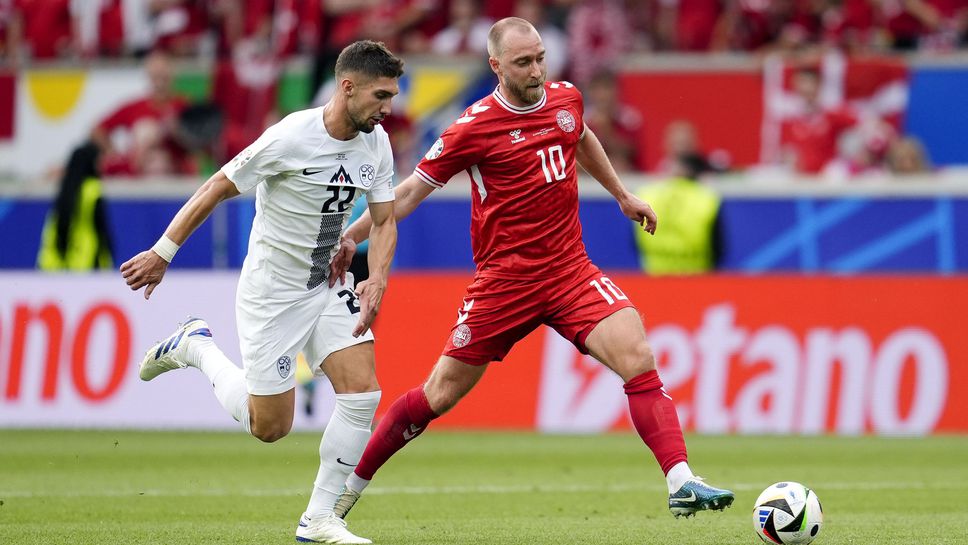 Кристиан Ериксен стана най-възрастният голмайстор за Дания на еврофинали