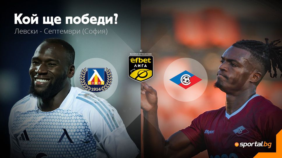 Левски ще си връща осемте точки преднина с едно наум срещу създаващия му проблеми Септември