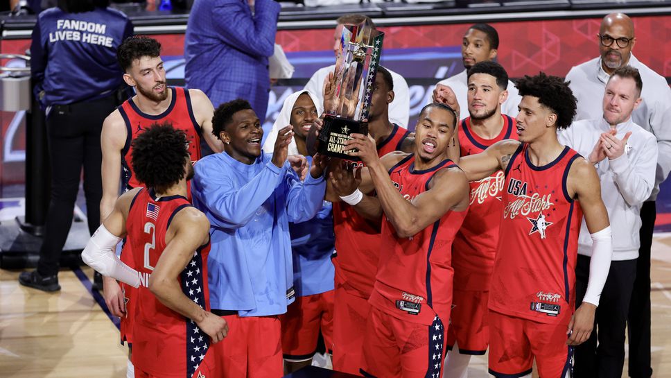 Мачът на звездите не изневери на шоуто и в новия си формат