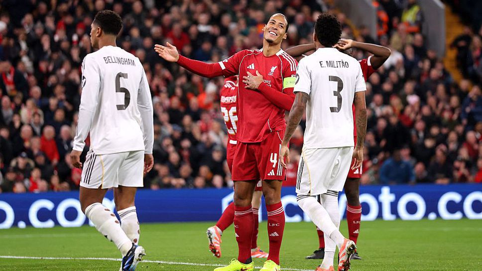 Ван Дайк отново се сблъска с Рууни в напрегнато интервю след успеха над Реал Мадрид