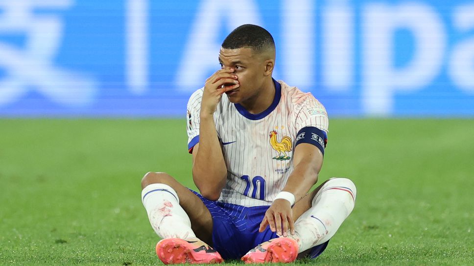 Мбапе е със счупен нос и му предстои операция
