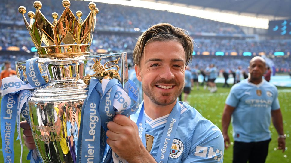 Грийлиш и Холанд водеха празненствата на Ман Сити след рекордната титла