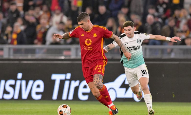 Рома гледа смело към 1/4-финалите в Лига Европа и ще довършва Брайтън в Англия