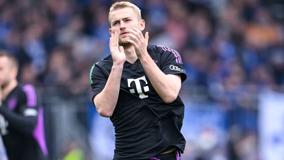 Нямам причина да се оплаквам от Байерн, категоричен е Де Лихт