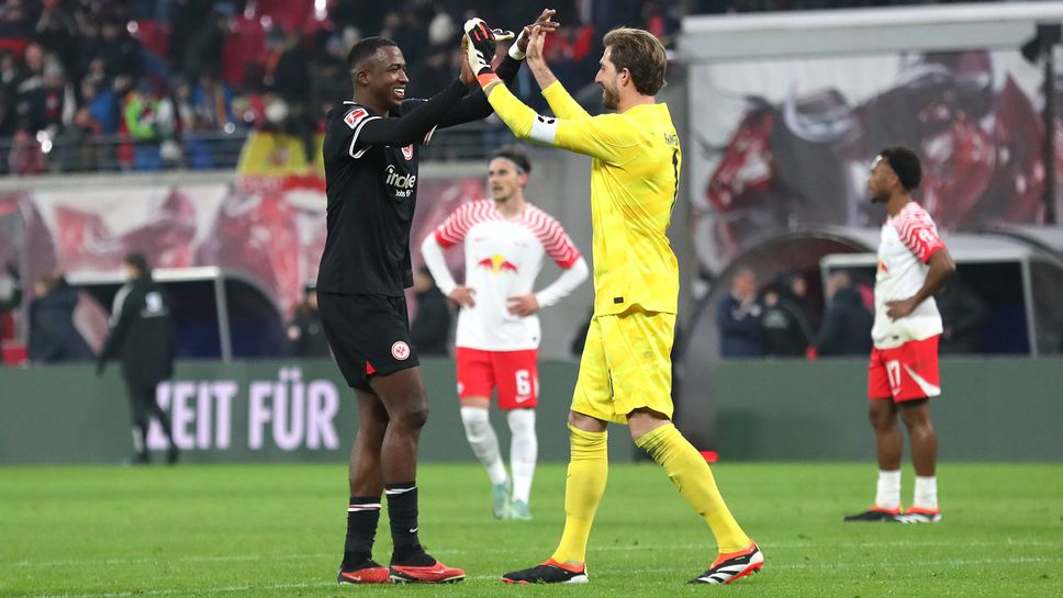 Айнтрахт нанесе първа домакинска загуба на РБ Лайпциг