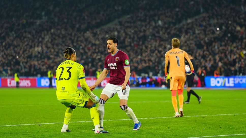 Перфектен Игор Тиаго не стигна на Брентфорд, който отпадна след драма с дузпи срещу Уест Хам