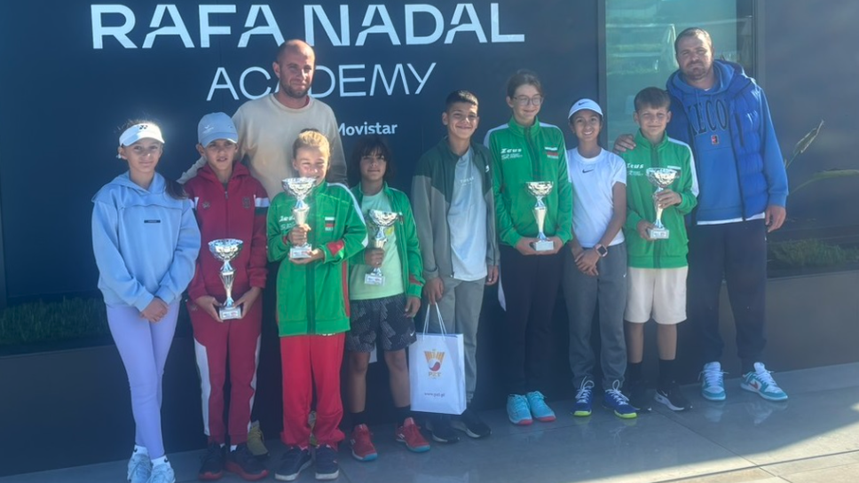 България спечели титла, 4 сребърни и 1 бронзов медал във веригата Kinder+ в академията на Надал