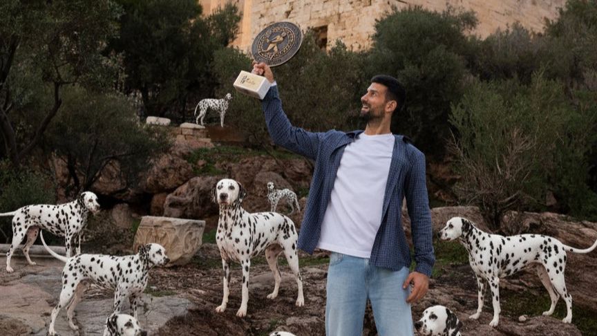 Джокович и 101 далматинци в Атина