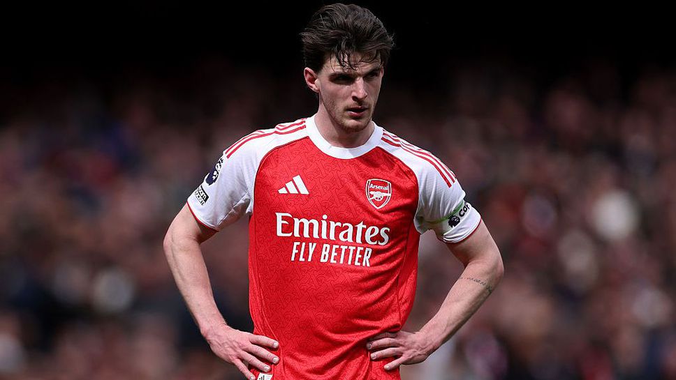 Деклан Райс притесни и без това изнервените фенове на Арсенал