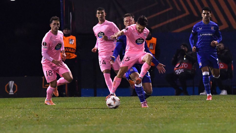 Селта се разправи с Динамо в Загреб само за едно полувреме