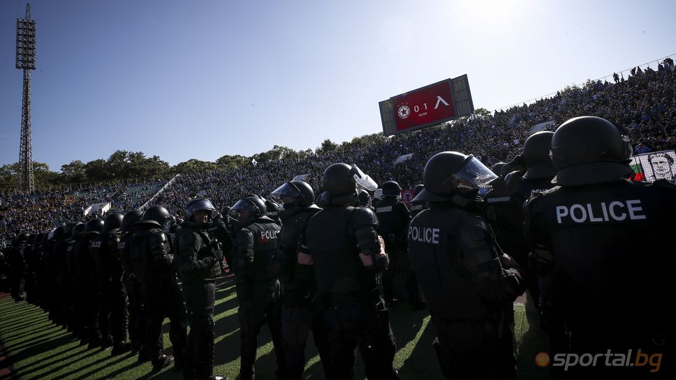 МВР обяви мерките по охрана на обществения ред за ЦСКА - Левски