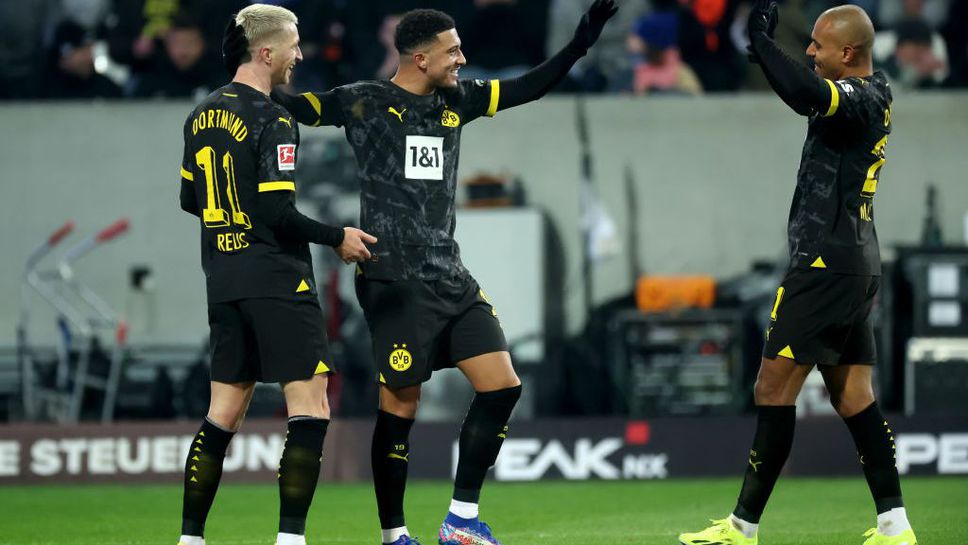Санчо се завърна с асистенция при убедителна победа за Борусия (Дортмунд)