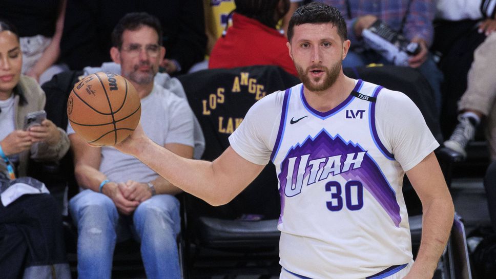 Център на Юта ще пропусне остатъка от сезона в НБА