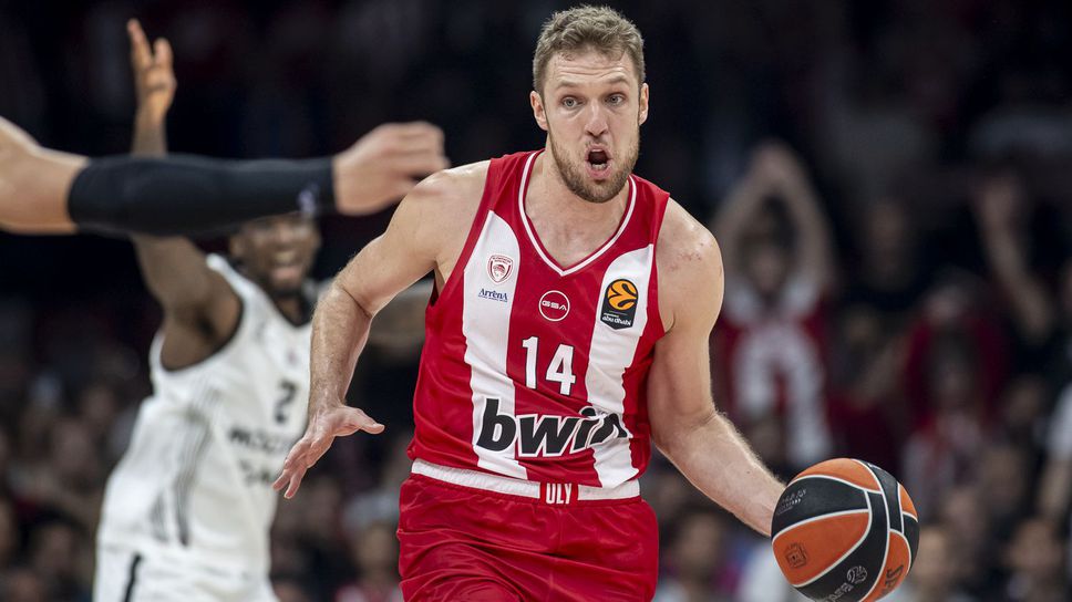 Очаквайте на живо: Везенков и Олимпиакос с тежък тест в Пирея