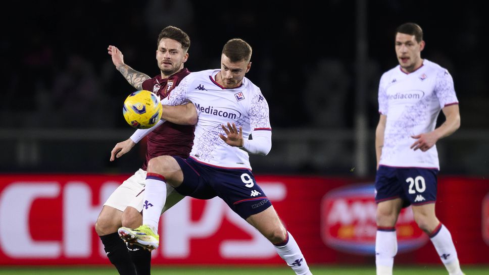 Фиорентина изпусна Торино и не успя да се приближи до топ 4