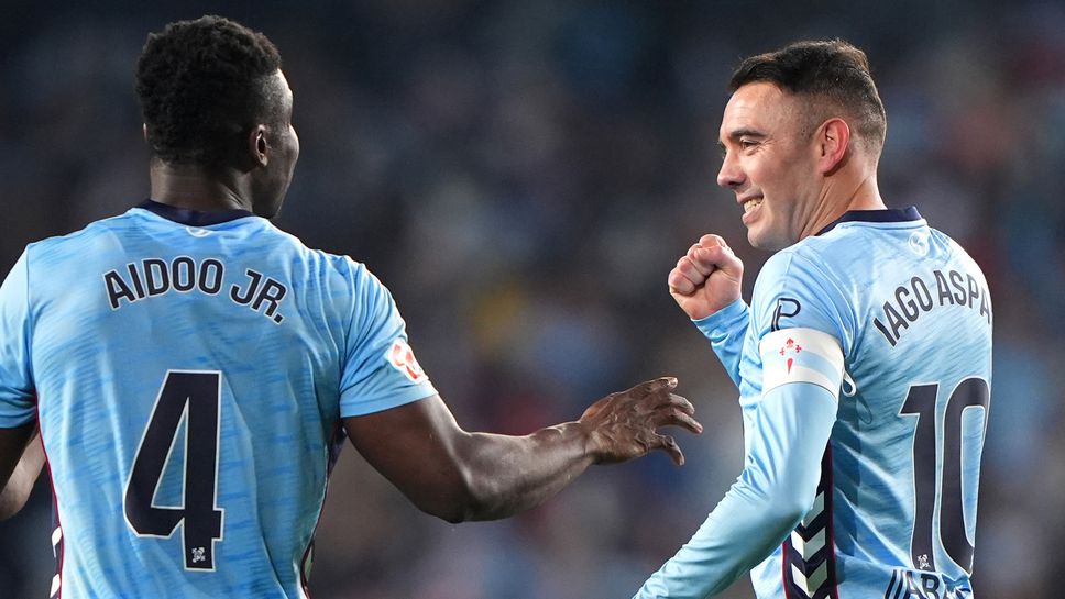 38-годишният Яго Аспас докара Селта на позиция за евротурнирите