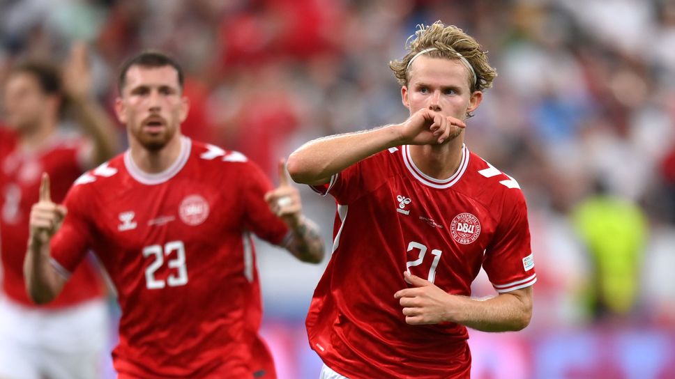 Янжа е вкарал гола с най-силен удар на Евро 2024, в Юлманд се е разписал с най-далечния шут