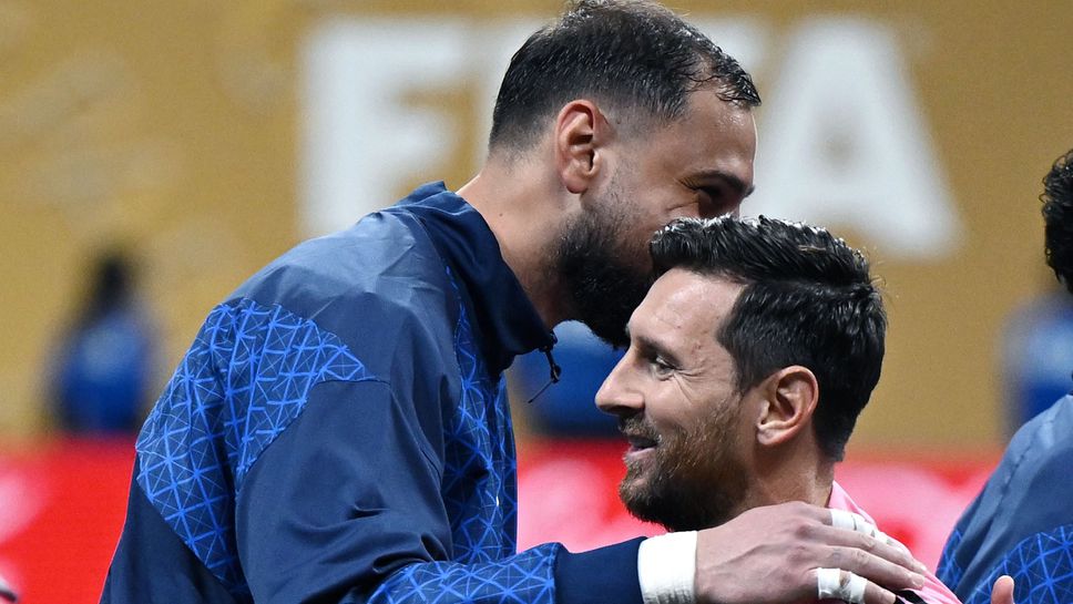 Донарума: Да играя с Меси беше много специално, това е един от най-хубавите спомени в живота ми