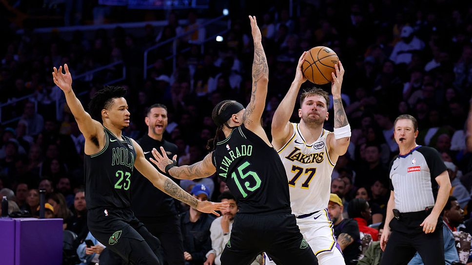 Поредна демонстрация на сила от Лейкърс, които този път надиграха Ню Орлиънс