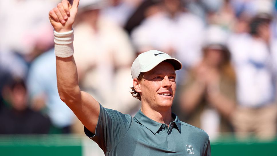 Синер продължава в Монте Карло, въпреки че серията му от 37 поредни спечелени сета на "Мастърс"-и приключи