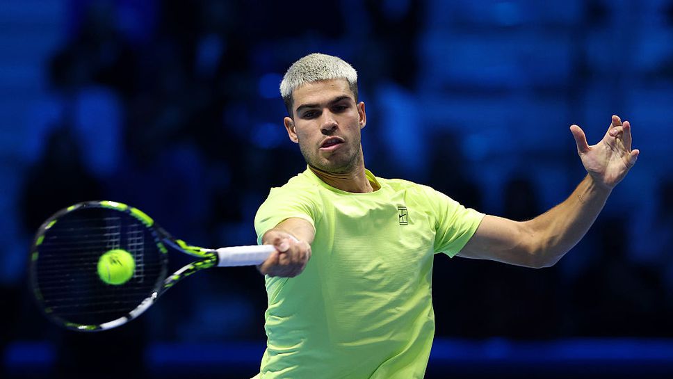 Карлос Алкарас стартира с победа участието си на Финалния турнир на ATP в Торино