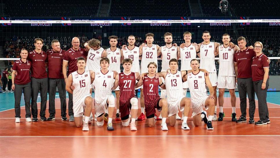 Латвия изненада Румъния на старта на ЕвроВолей 2026
