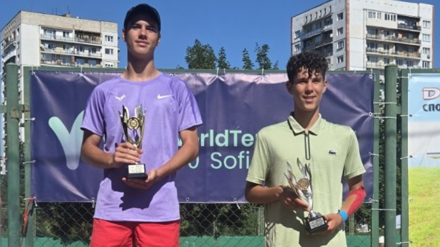Мартин Бонев стана шампион на сингъл при юношите на турнир от World Tennis Tour Juniors в София