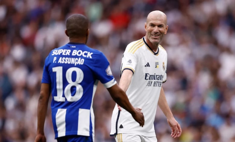 Зидан се завърна на "Бернабеу"