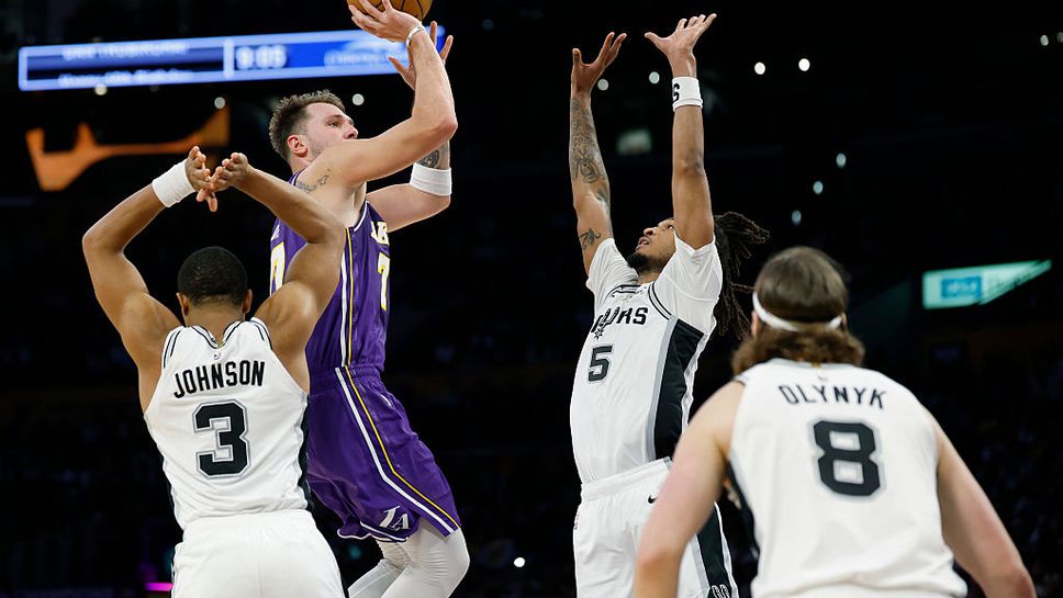 Магичен Дончич изведе Лейкърс до победа в трилър срещу Спърс