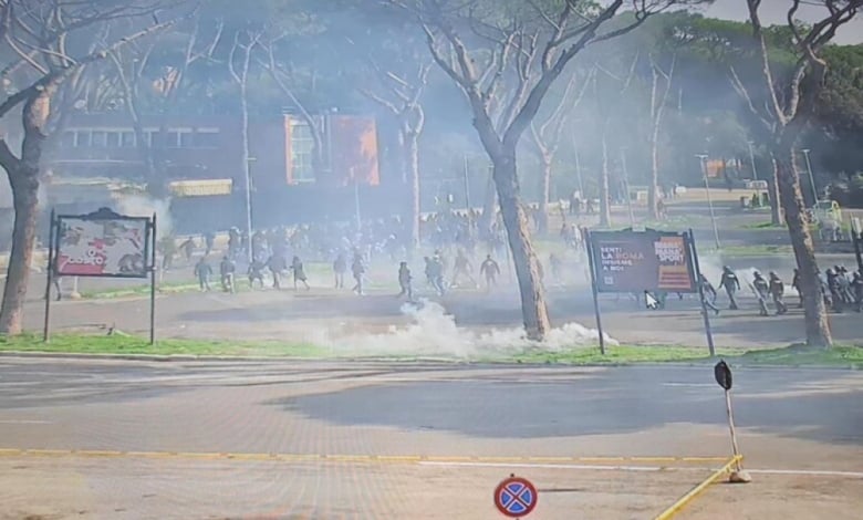 Страшен бой разтърси Рим преди дербито Лацио - Рома